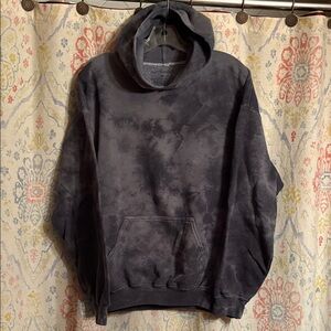 Paperbacks Charcoal Tie-Dye Hoodie